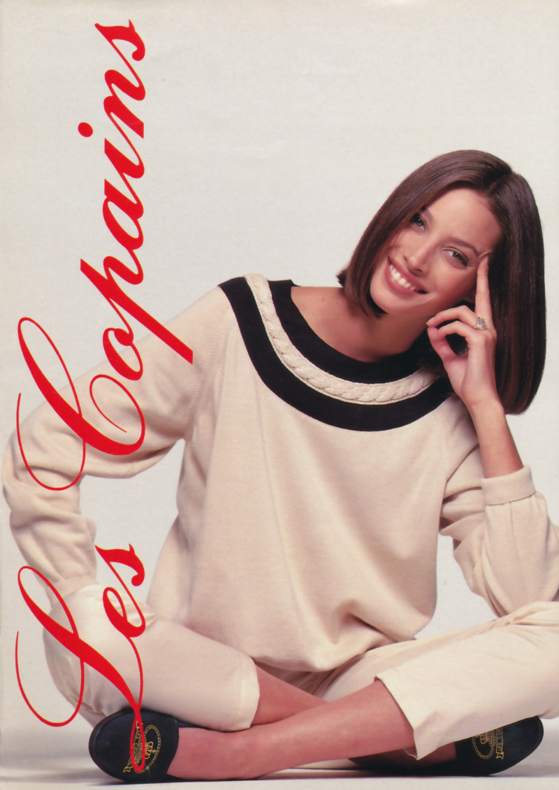 Christy Turlington featured in  the Les Copains advertisement for Spring/Summer 1990