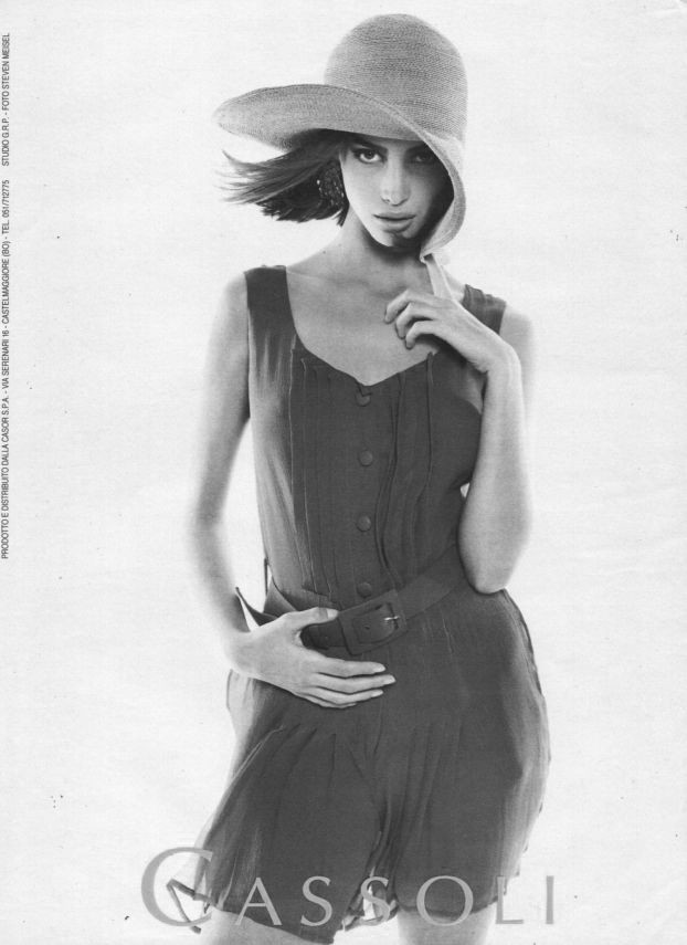 Christy Turlington featured in  the Gianna Cassoli advertisement for Spring/Summer 1990