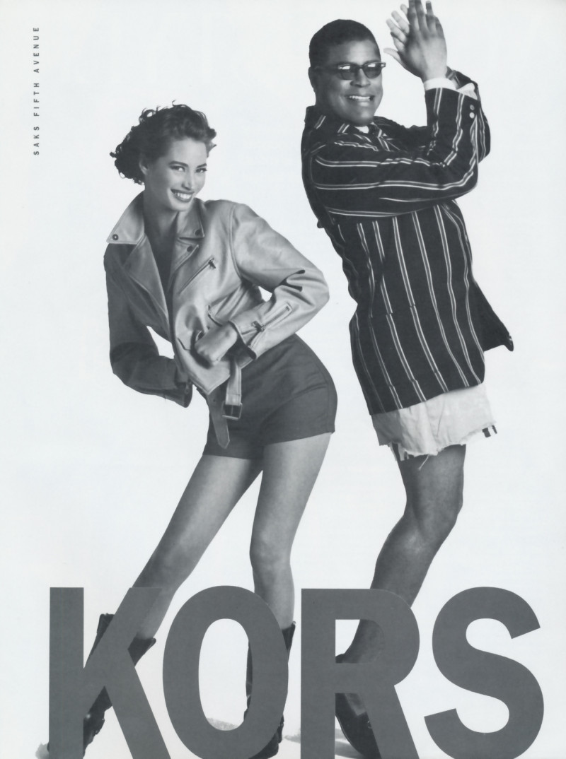 Christy Turlington featured in  the Kors Michael Kors advertisement for Autumn/Winter 1991