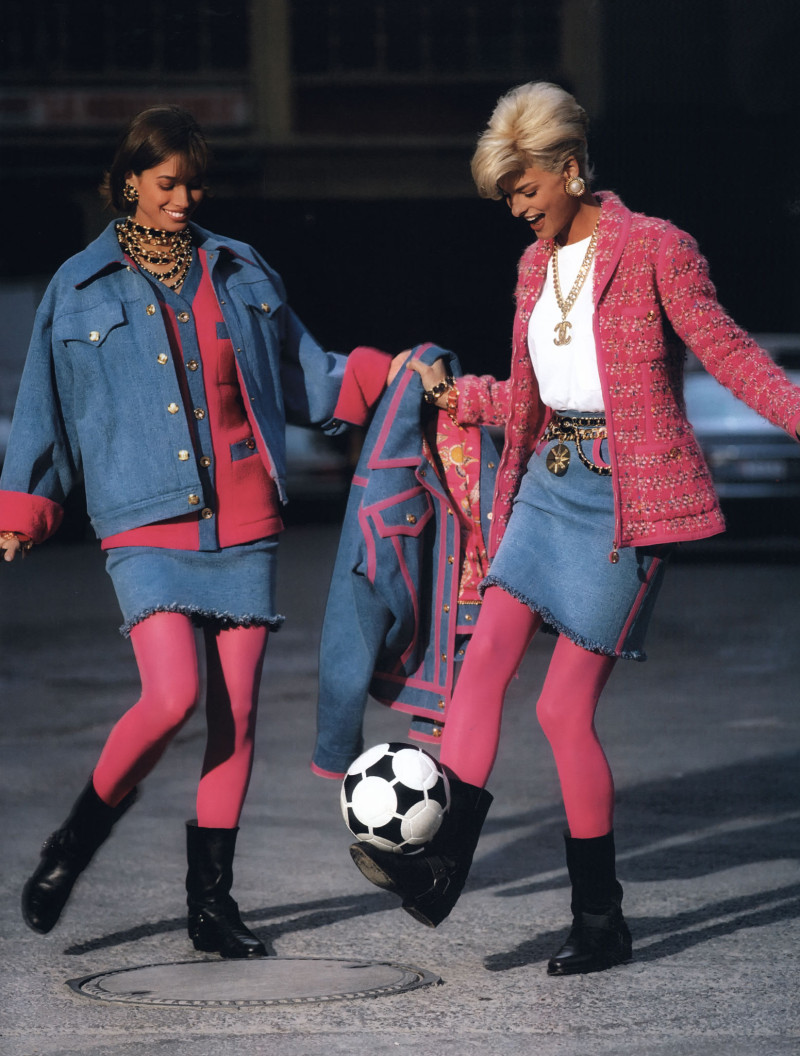 Christy Turlington featured in  the Chanel catalogue for Autumn/Winter 1991