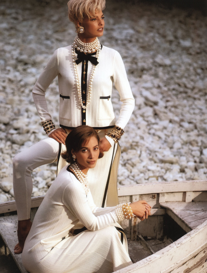 Christy Turlington featured in  the Chanel catalogue for Autumn/Winter 1991