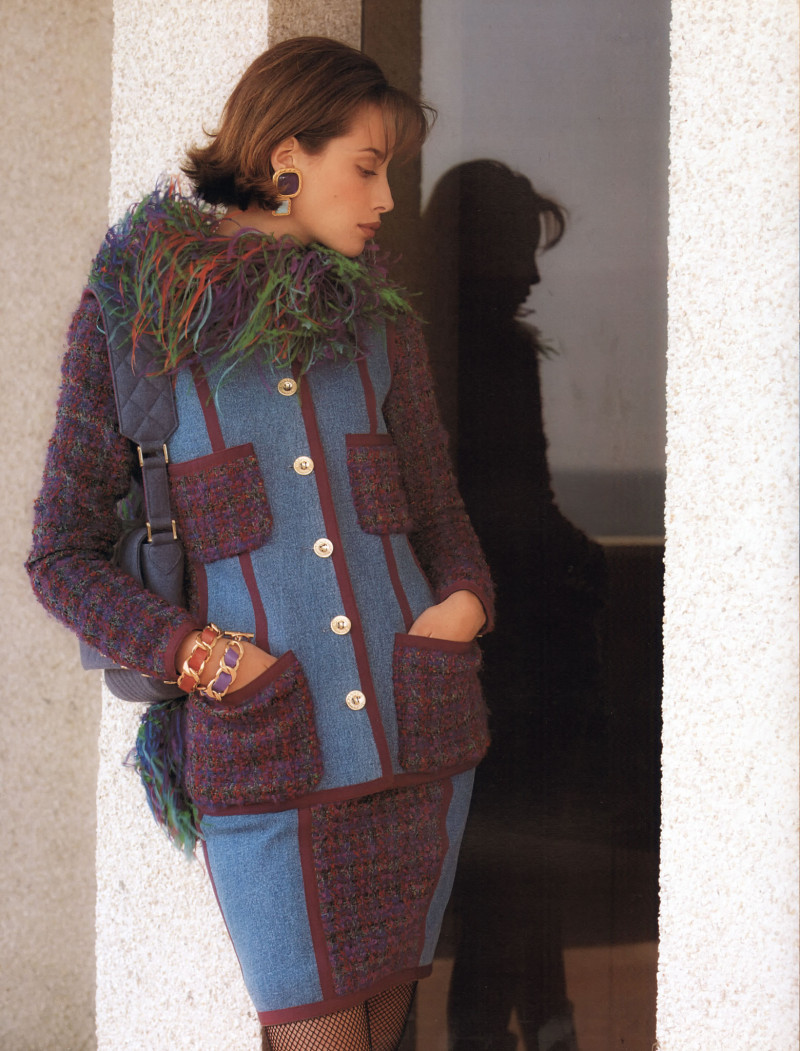 Christy Turlington featured in  the Chanel catalogue for Autumn/Winter 1991