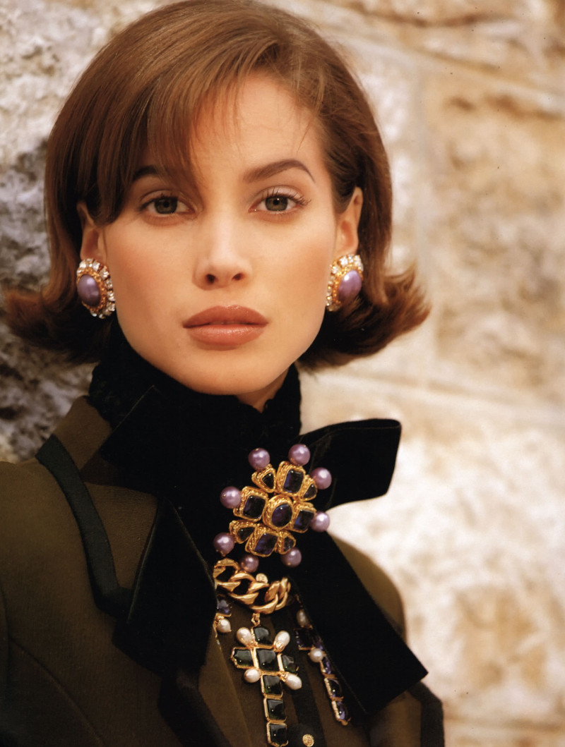 Christy Turlington featured in  the Chanel catalogue for Autumn/Winter 1991