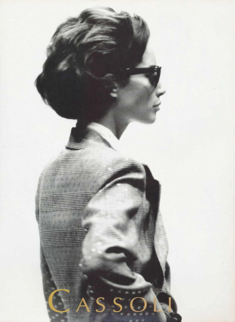 Christy Turlington featured in  the Gianna Cassoli advertisement for Spring/Summer 1991