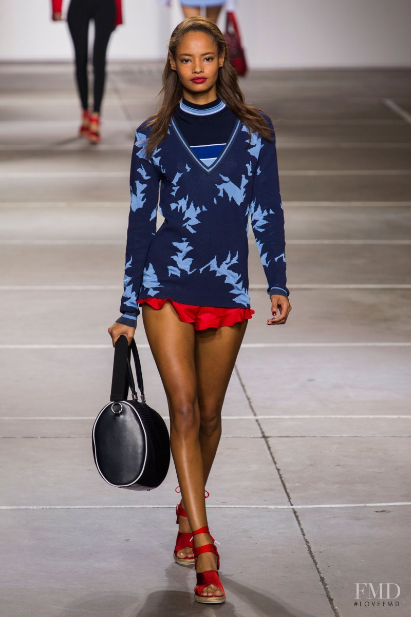 Malaika Firth featured in  the Topshop fashion show for Spring/Summer 2015