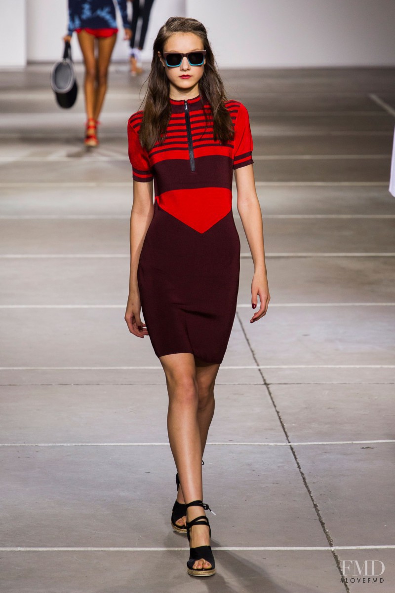 Yumi Lambert featured in  the Topshop fashion show for Spring/Summer 2015