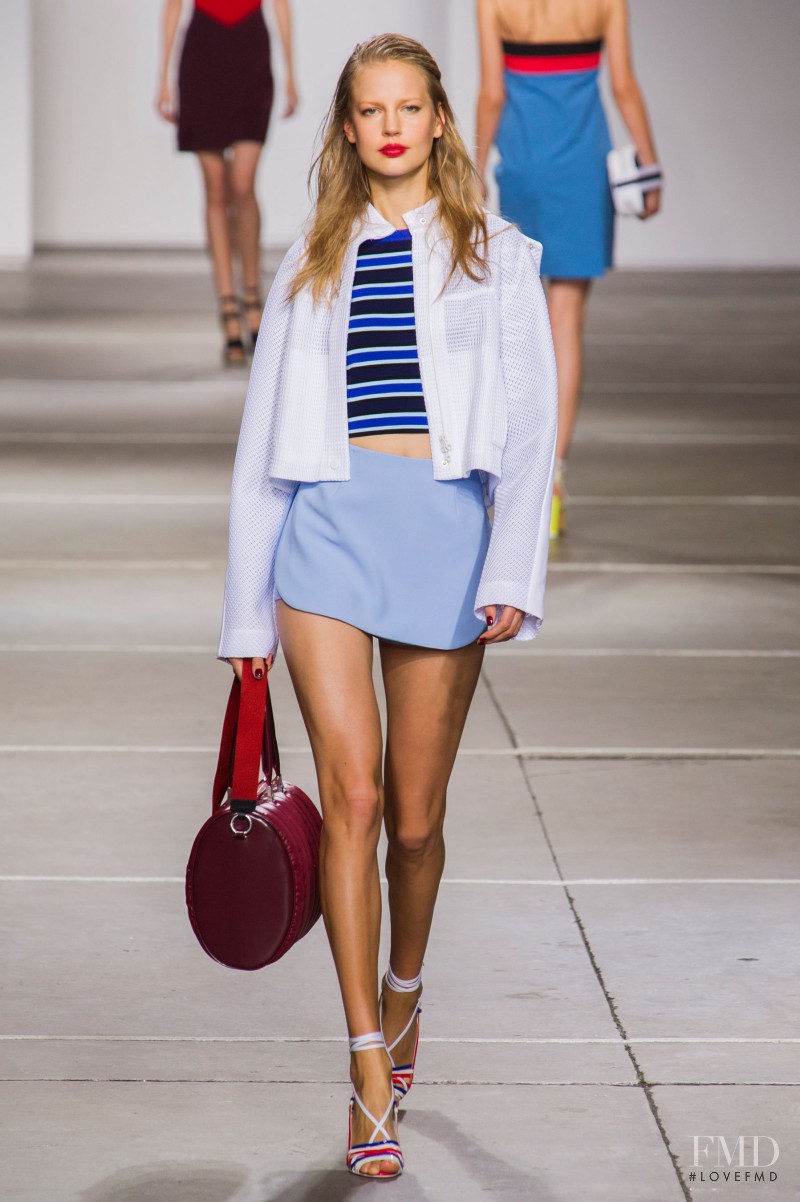 Elisabeth Erm featured in  the Topshop fashion show for Spring/Summer 2015