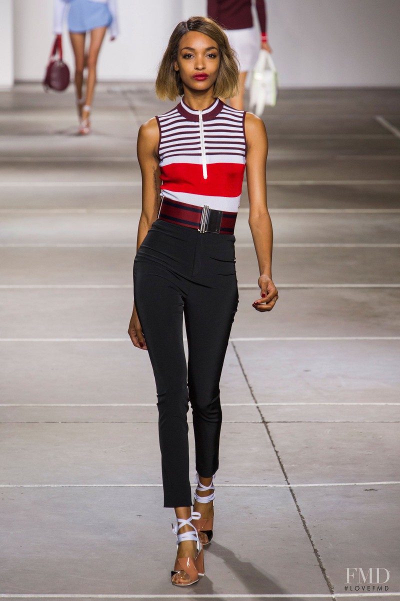 Jourdan Dunn featured in  the Topshop fashion show for Spring/Summer 2015