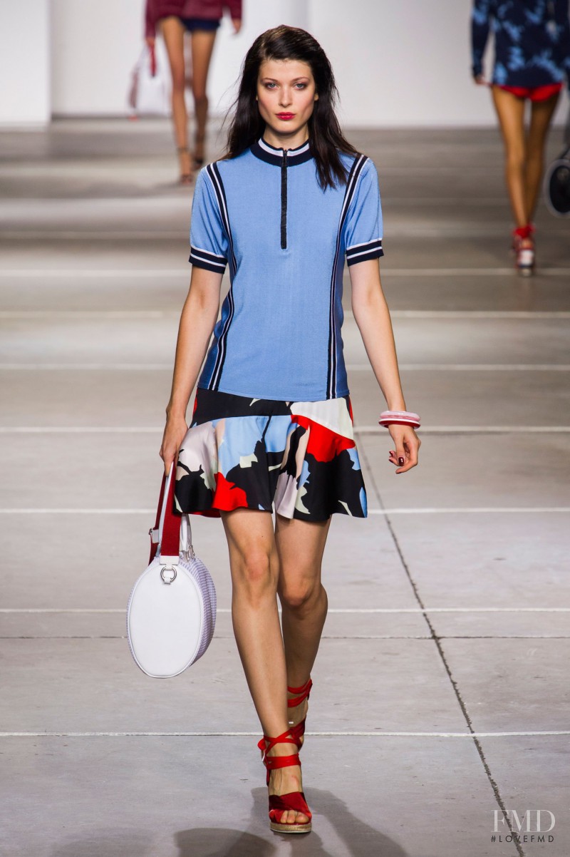 Larissa Hofmann featured in  the Topshop fashion show for Spring/Summer 2015