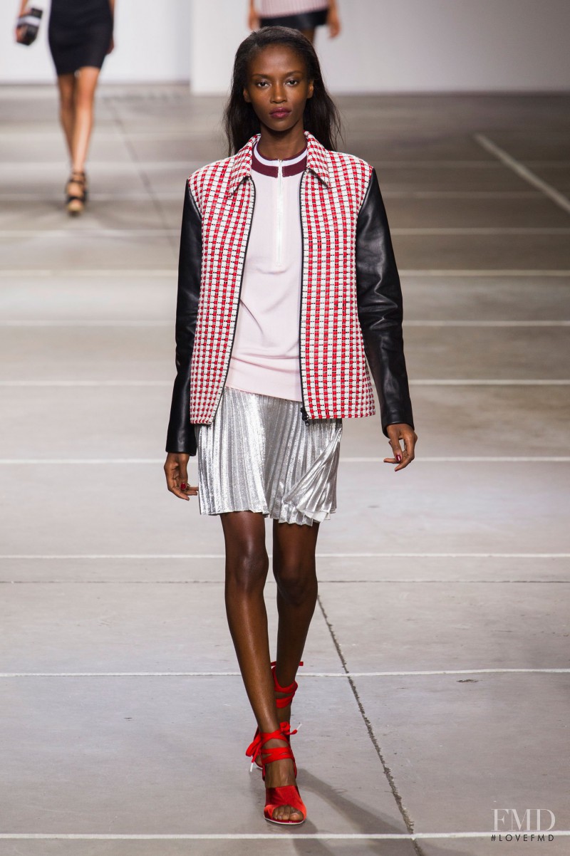 Riley Montana featured in  the Topshop fashion show for Spring/Summer 2015