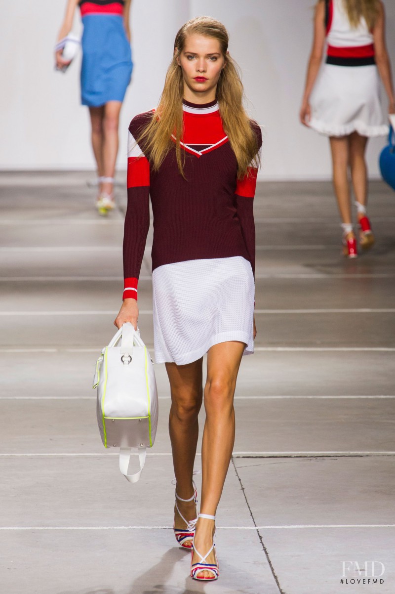 Kirstin Kragh Liljegren featured in  the Topshop fashion show for Spring/Summer 2015