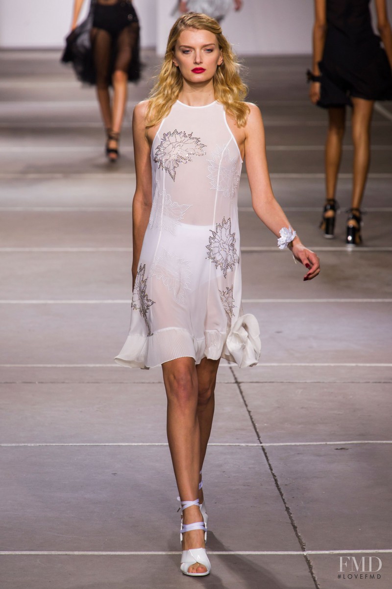 Lily Donaldson featured in  the Topshop fashion show for Spring/Summer 2015