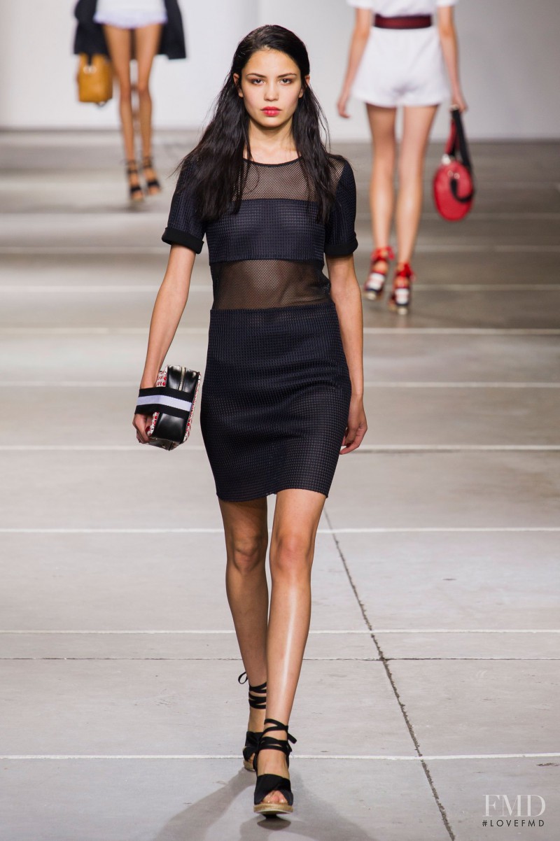 Irina Sharipova featured in  the Topshop fashion show for Spring/Summer 2015