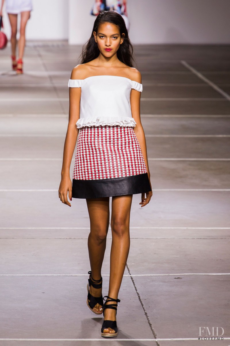 Joline Braun featured in  the Topshop fashion show for Spring/Summer 2015