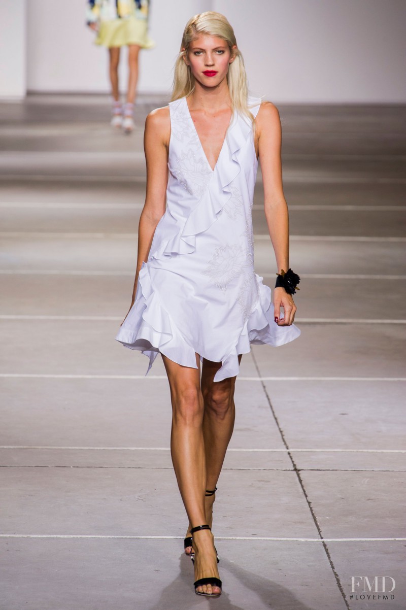 Devon Windsor featured in  the Topshop fashion show for Spring/Summer 2015