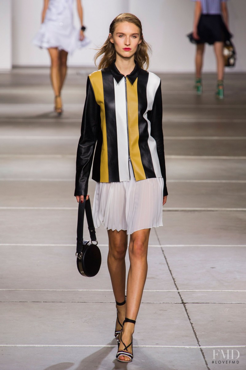Manuela Frey featured in  the Topshop fashion show for Spring/Summer 2015