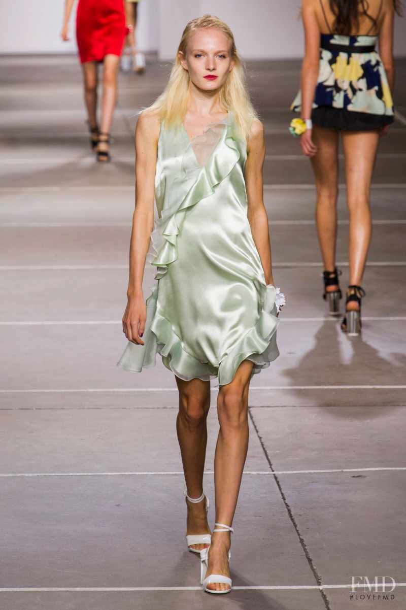 Maja Salamon featured in  the Topshop fashion show for Spring/Summer 2015