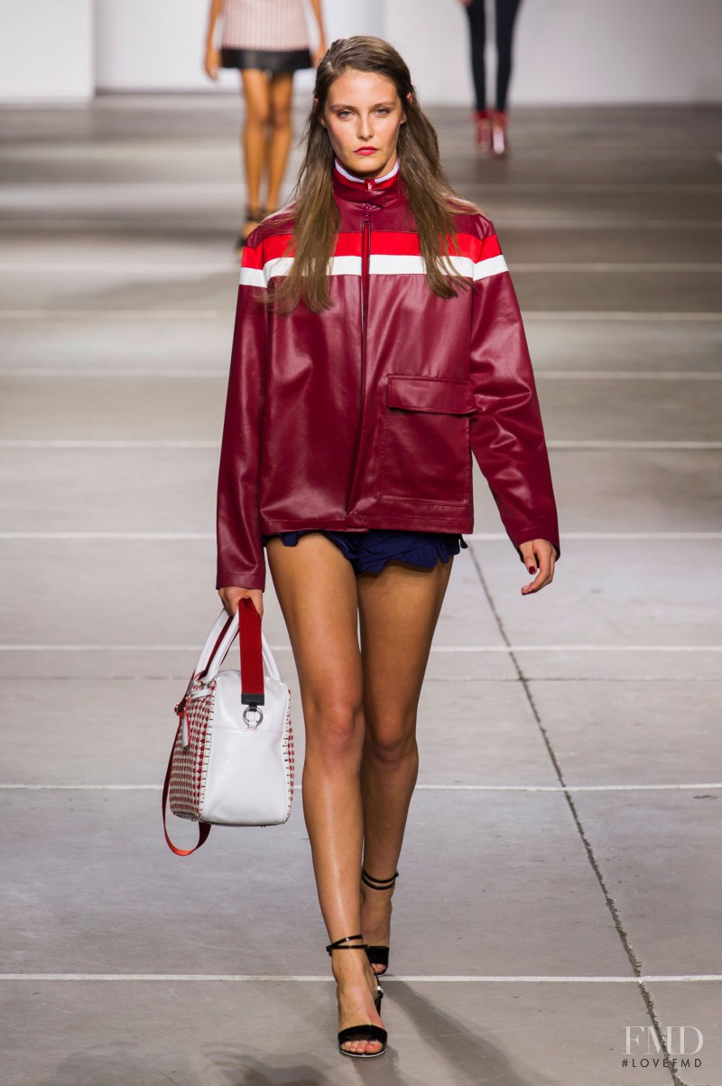 Charlotte Wiggins featured in  the Topshop fashion show for Spring/Summer 2015