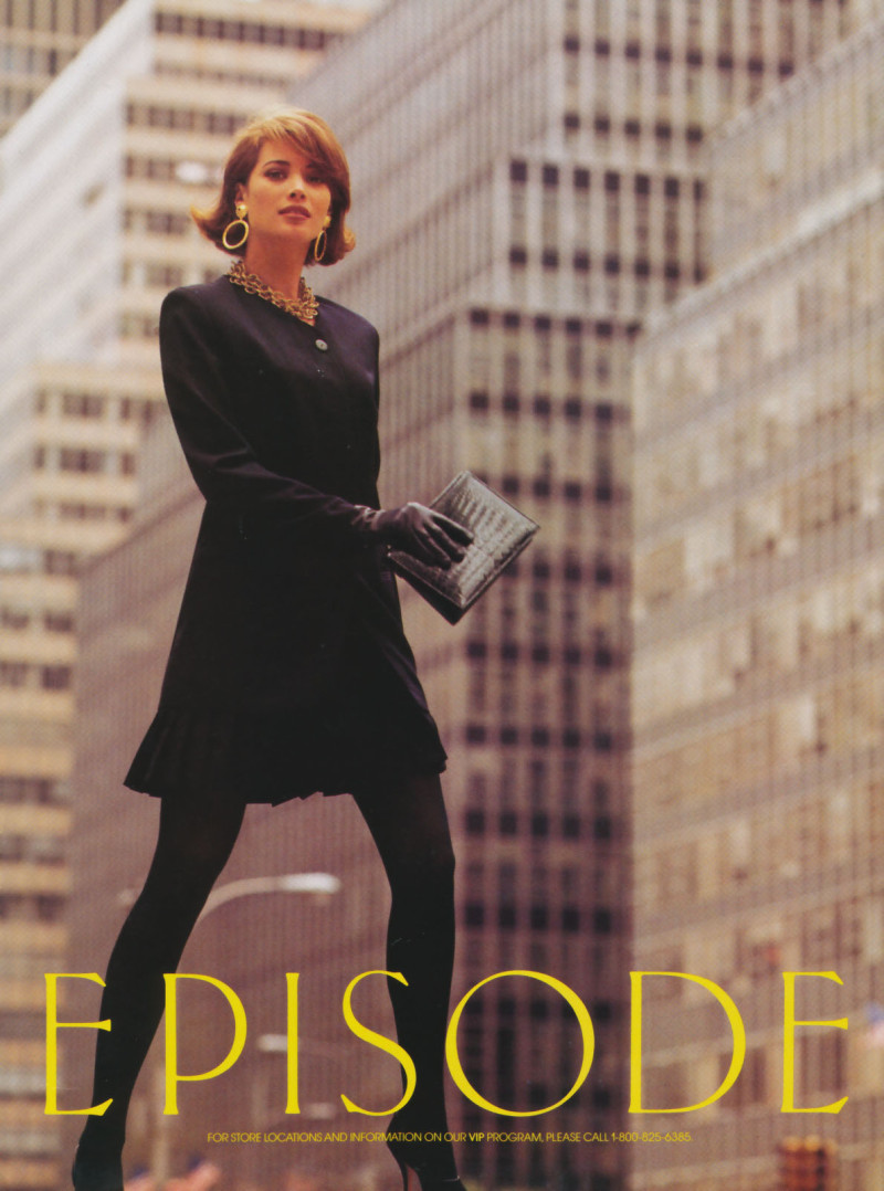 Christy Turlington featured in  the Episode advertisement for Autumn/Winter 1991