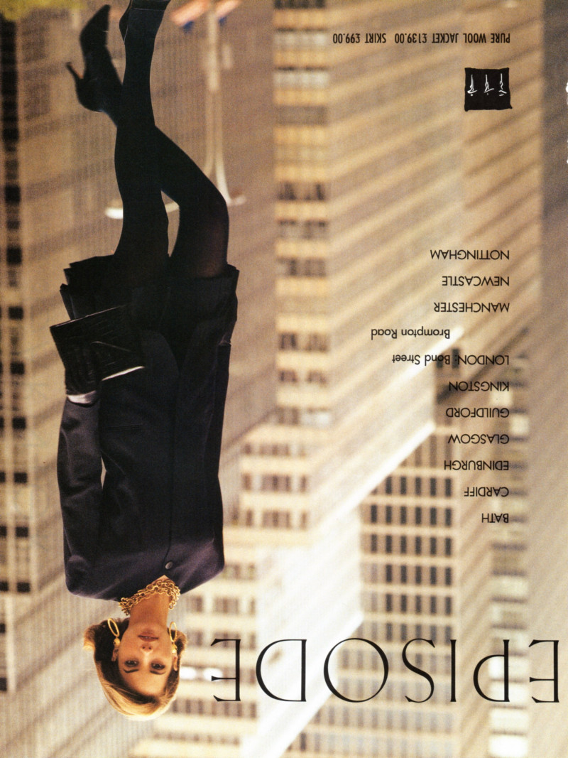 Christy Turlington featured in  the Episode advertisement for Autumn/Winter 1991