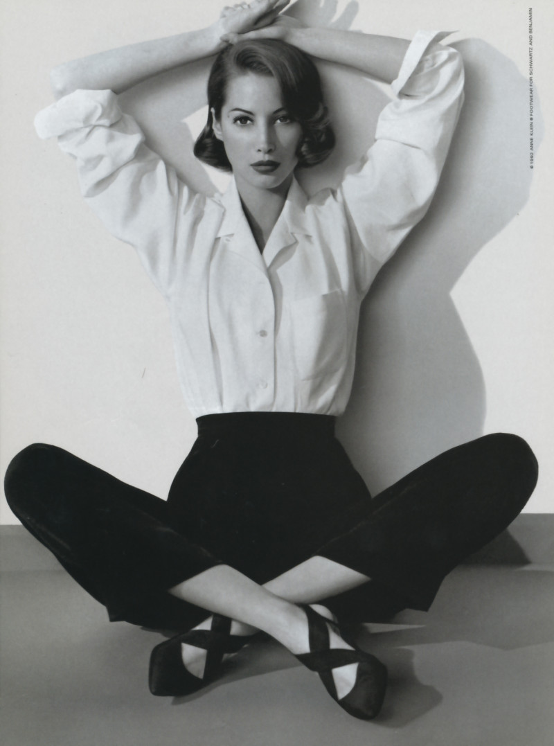 Christy Turlington featured in  the Anne Klein advertisement for Spring/Summer 1992