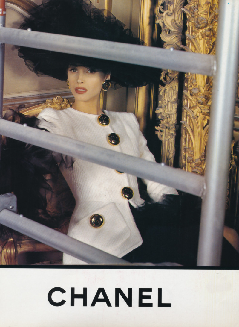 Christy Turlington featured in  the Chanel Haute Couture advertisement for Spring/Summer 1992