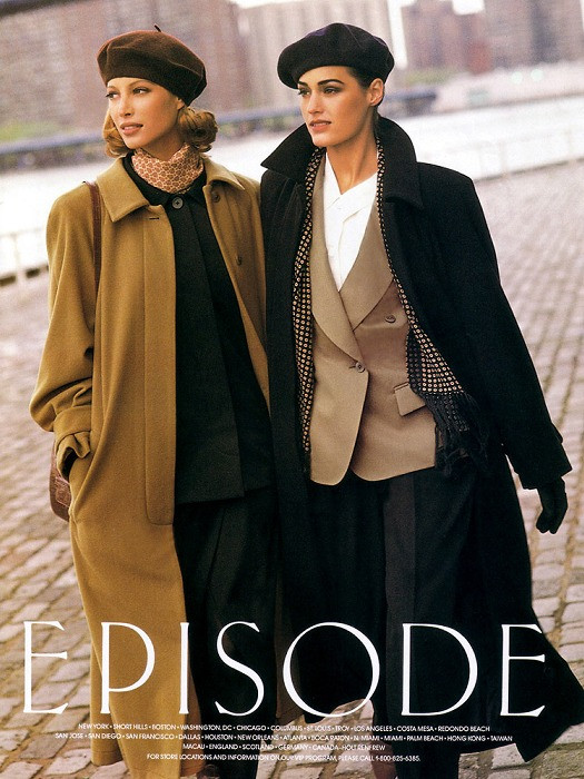 Christy Turlington featured in  the Episode advertisement for Autumn/Winter 1992