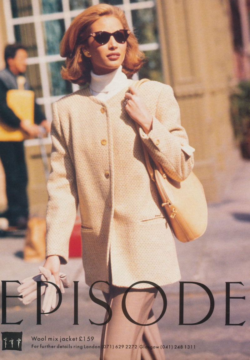 Christy Turlington featured in  the Episode advertisement for Autumn/Winter 1992