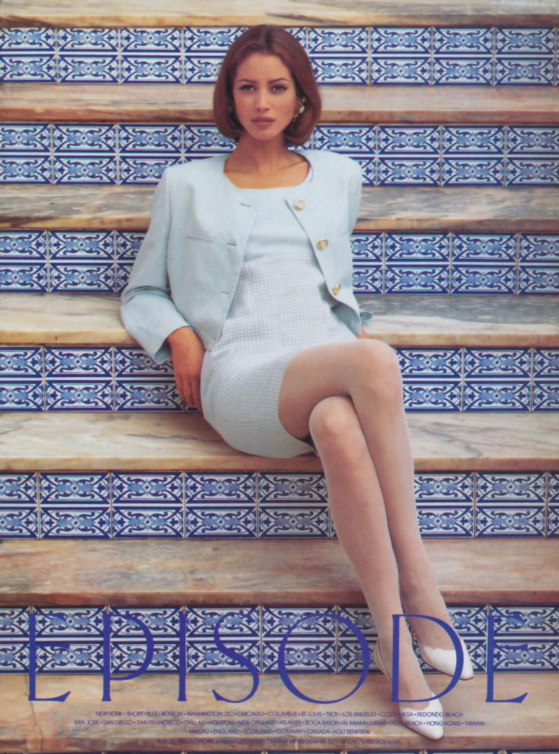 Christy Turlington featured in  the Episode advertisement for Spring/Summer 1992