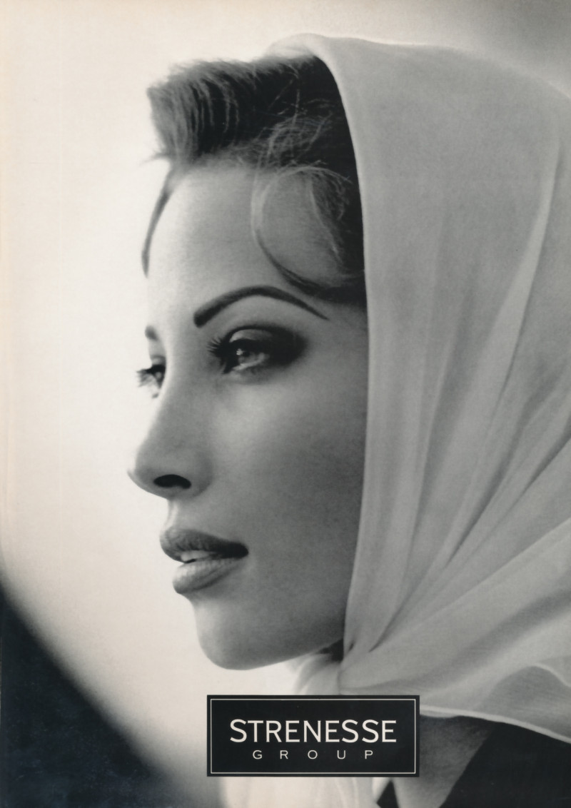 Christy Turlington featured in  the Strenesse Gabriele Strehle advertisement for Spring/Summer 1992