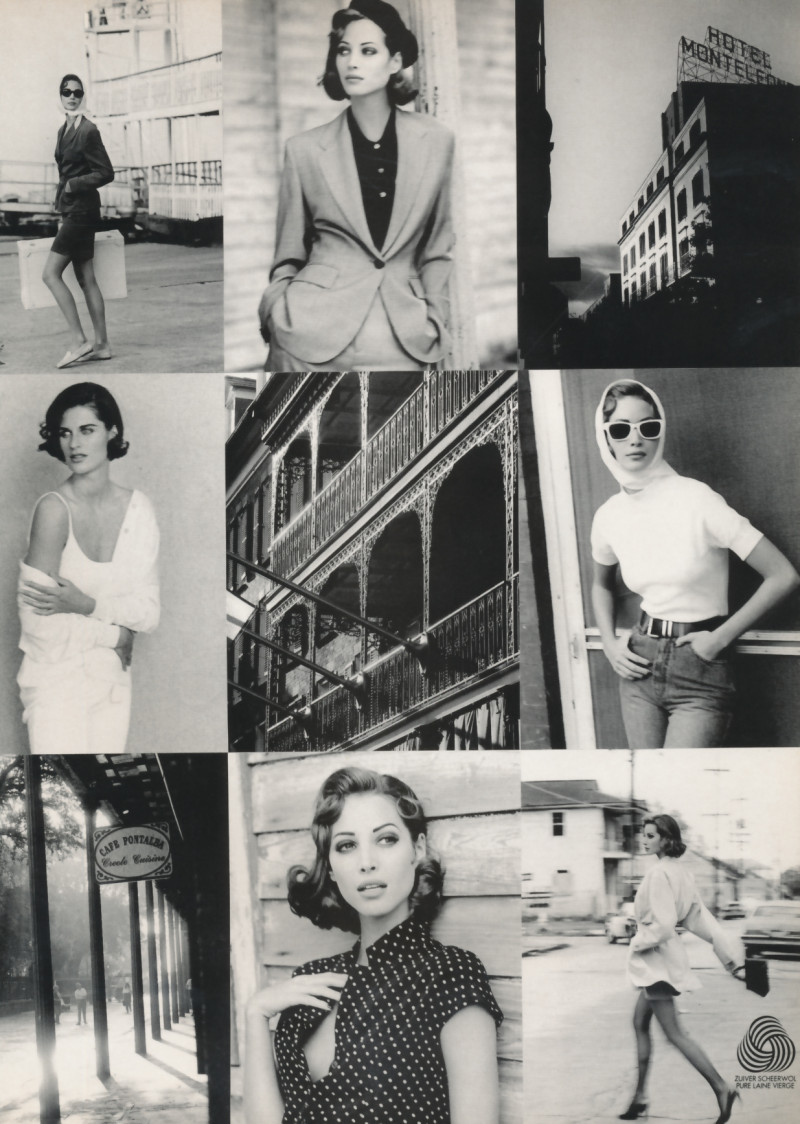 Christy Turlington featured in  the Strenesse Gabriele Strehle advertisement for Spring/Summer 1992