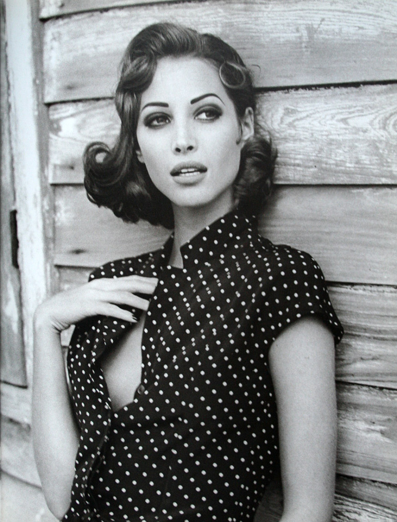 Christy Turlington featured in  the Strenesse Gabriele Strehle advertisement for Spring/Summer 1992