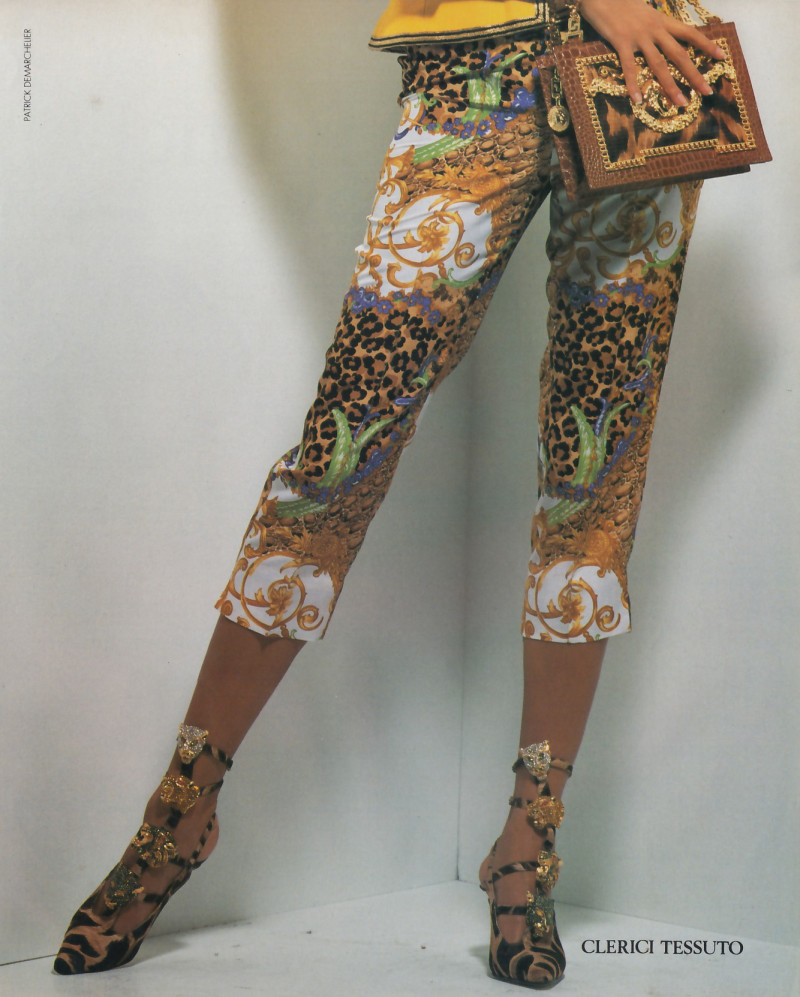 Christy Turlington featured in  the Atelier Versace advertisement for Spring/Summer 1992