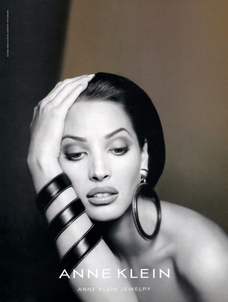 Christy Turlington featured in  the Anne Klein advertisement for Autumn/Winter 1993