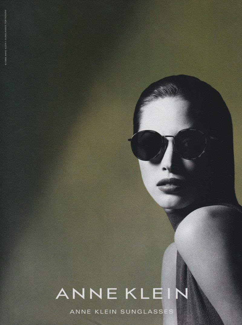 Christy Turlington featured in  the Anne Klein advertisement for Autumn/Winter 1993