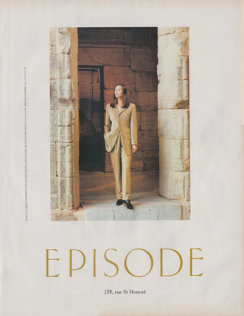 Christy Turlington featured in  the Episode advertisement for Autumn/Winter 1993