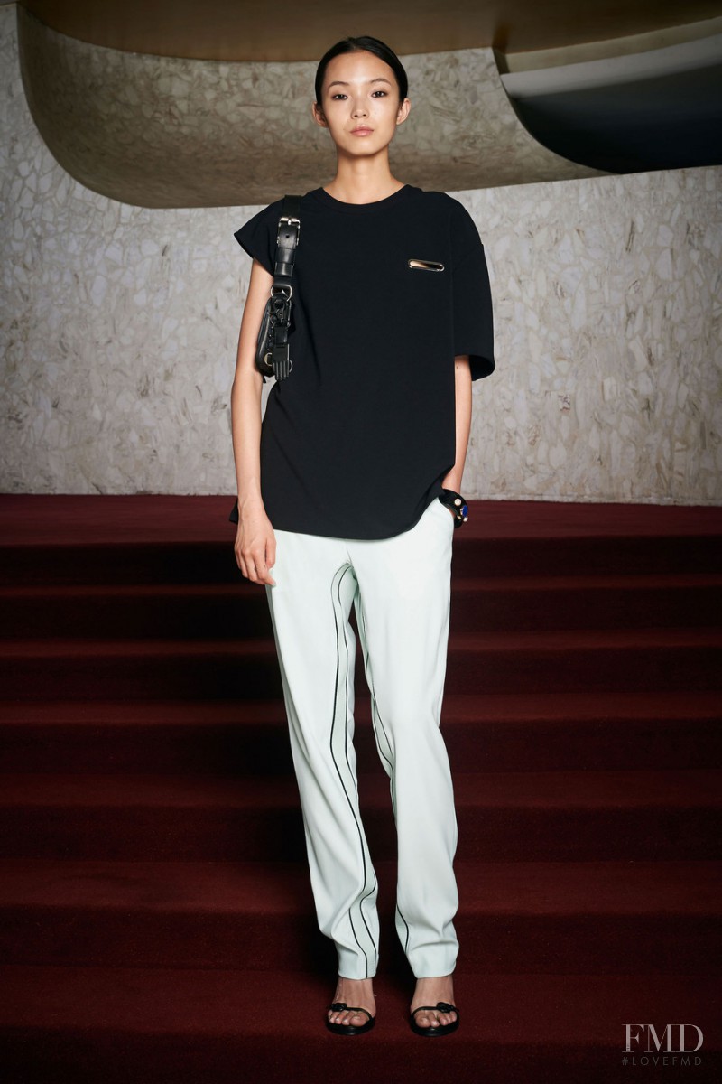 Xiao Wen Ju featured in  the Opening Ceremony fashion show for Spring/Summer 2015