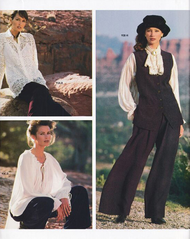 Christy Turlington featured in  the Neiman Marcus advertisement for Christmas 1993