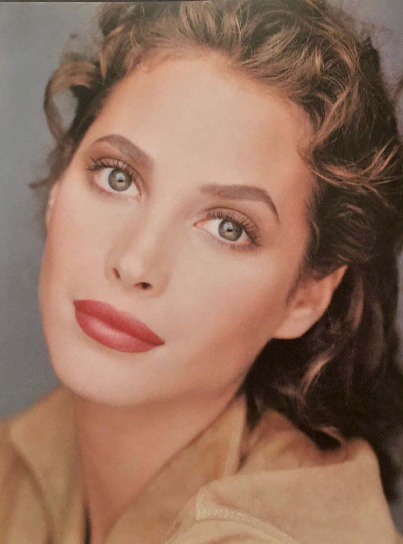 Christy Turlington featured in  the Shiseido advertisement for Spring/Summer 1993