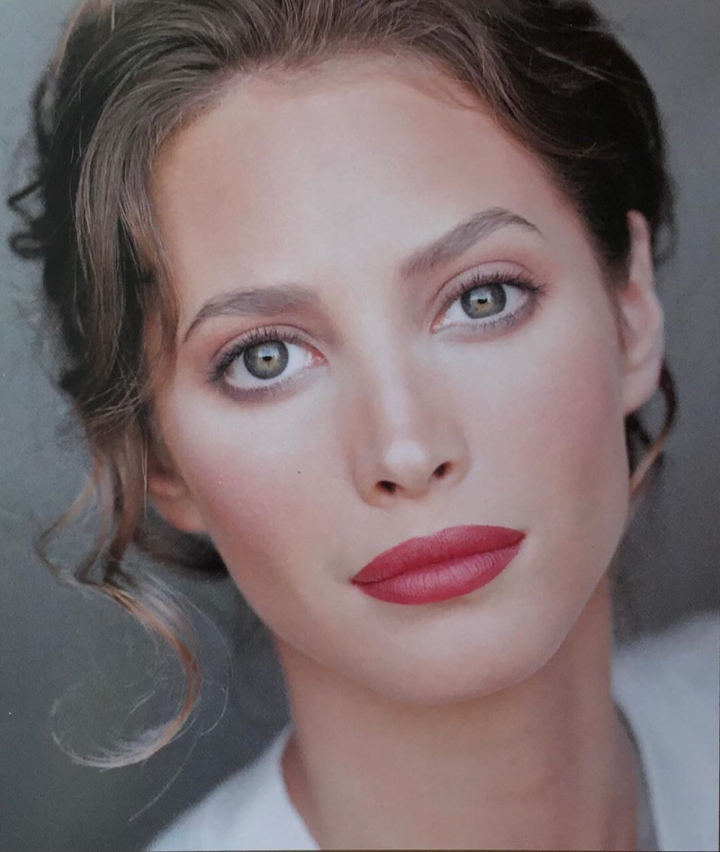 Christy Turlington featured in  the Shiseido advertisement for Spring/Summer 1993