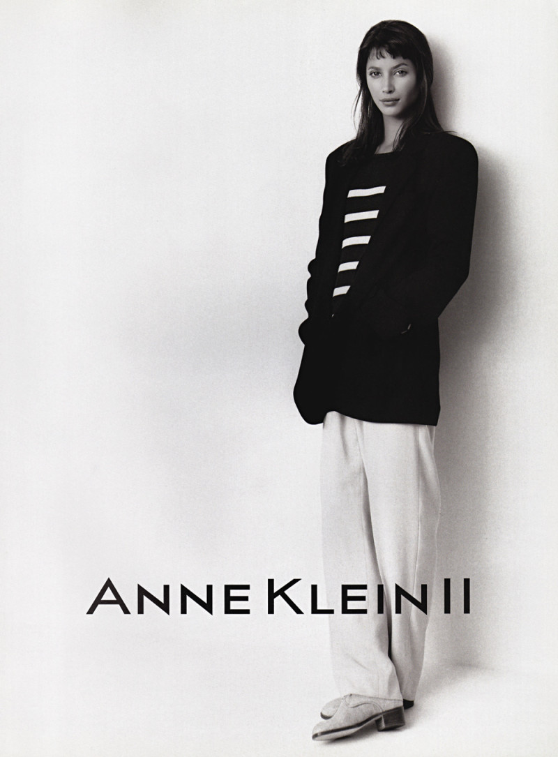 Christy Turlington featured in  the Anne Klein advertisement for Autumn/Winter 1994