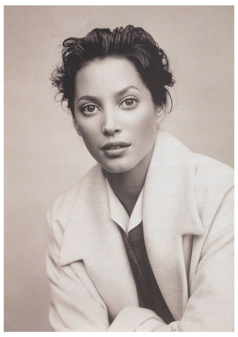 Christy Turlington featured in  the Cerruti 1881 advertisement for Autumn/Winter 1994