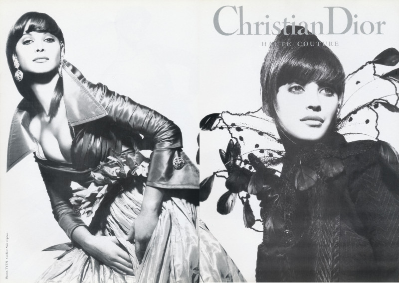 Christy Turlington featured in  the Christian Dior Haute Couture advertisement for Autumn/Winter 1994