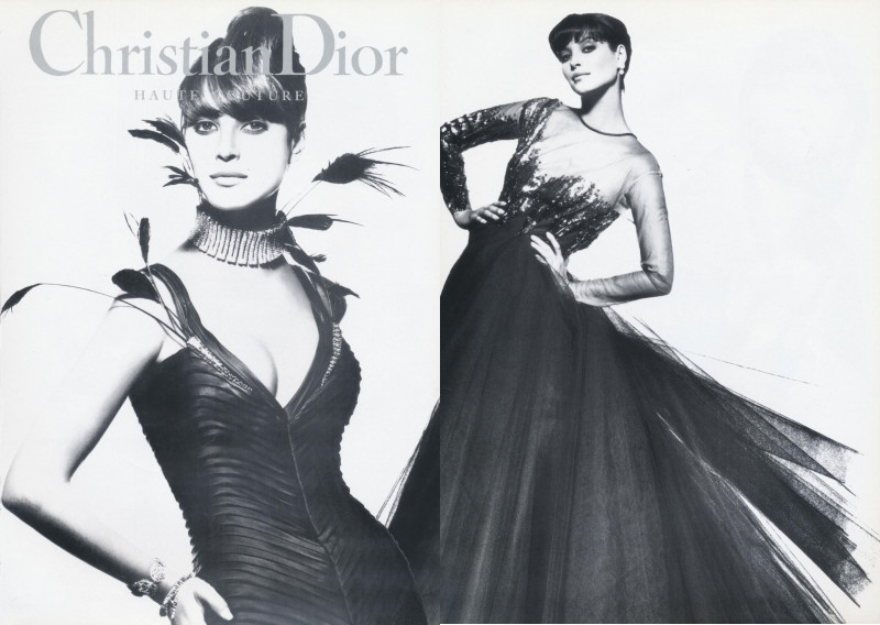 Christy Turlington featured in  the Christian Dior Haute Couture advertisement for Autumn/Winter 1994