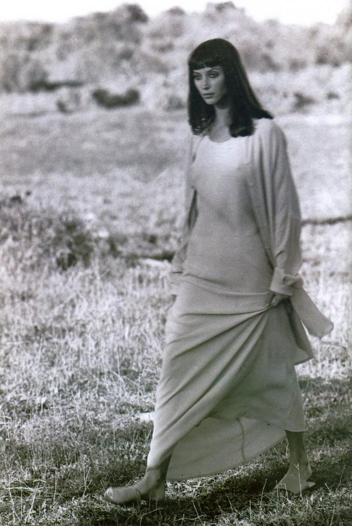 Christy Turlington featured in  the Mango advertisement for Summer 1994