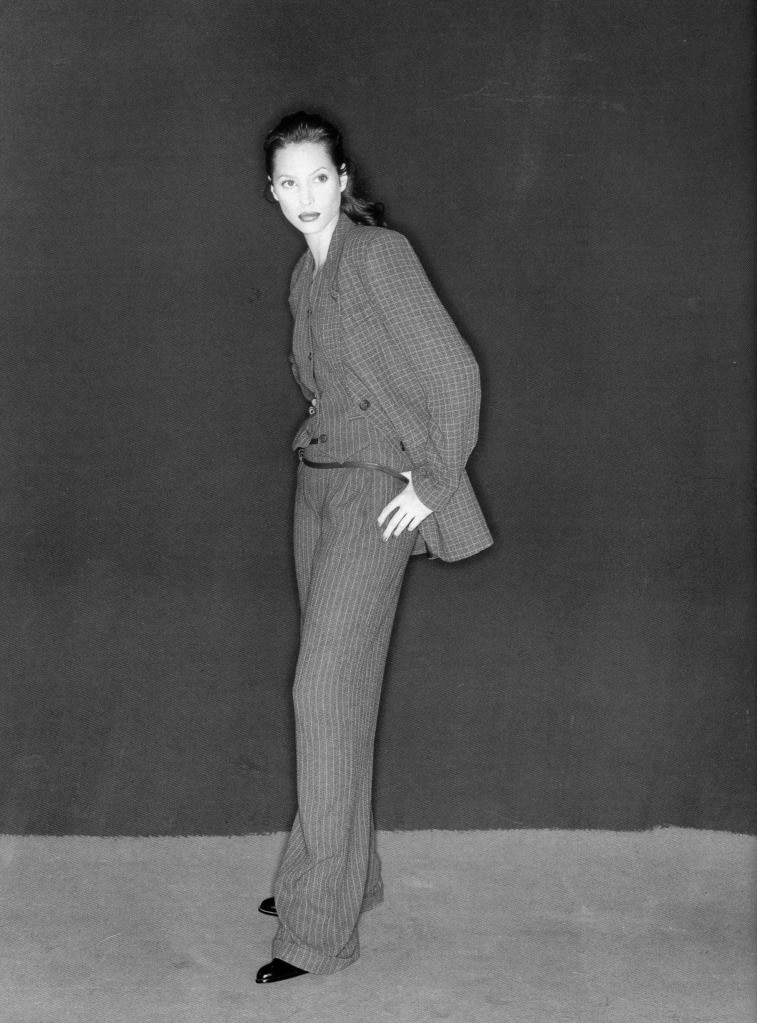 Christy Turlington featured in  the Mango advertisement for Fall 1994