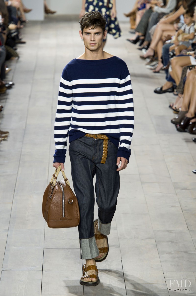 Arthur Gosse featured in  the Michael Kors Collection fashion show for Spring/Summer 2015