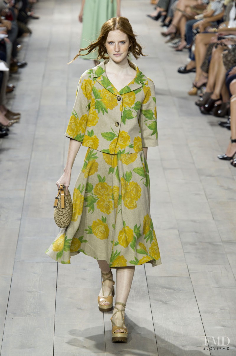 Magdalena Jasek featured in  the Michael Kors Collection fashion show for Spring/Summer 2015