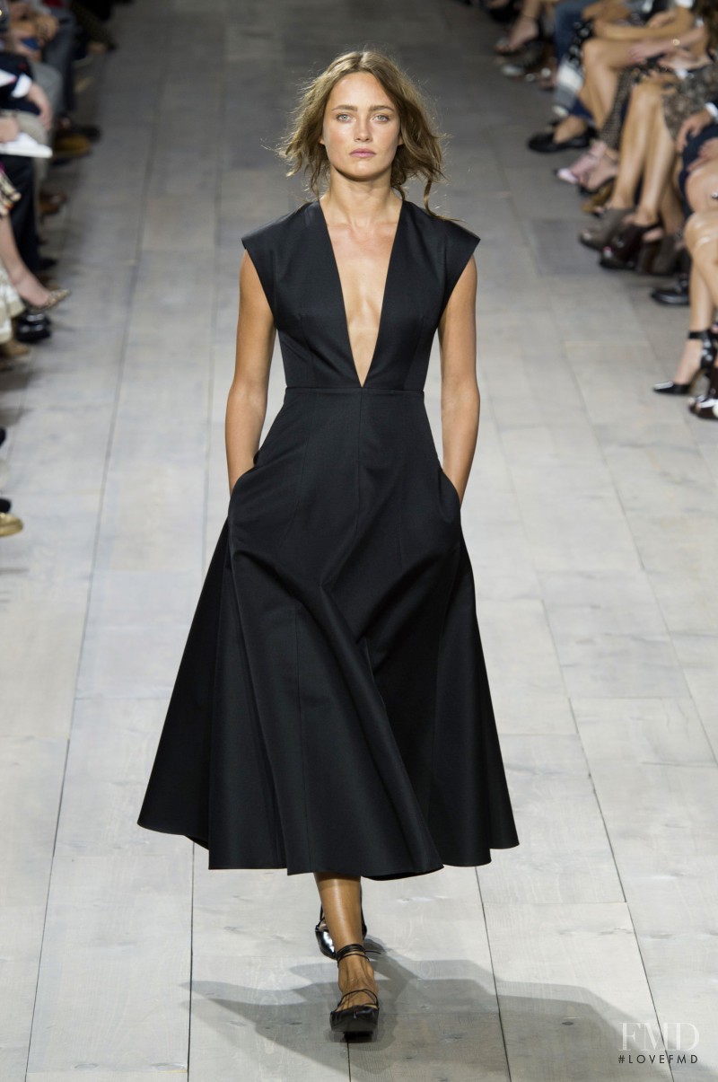 Karmen Pedaru featured in  the Michael Kors Collection fashion show for Spring/Summer 2015