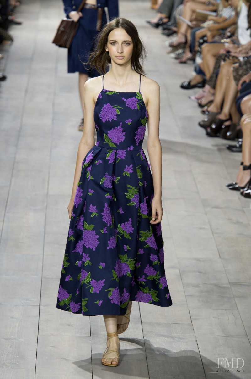 Waleska Gorczevski featured in  the Michael Kors Collection fashion show for Spring/Summer 2015